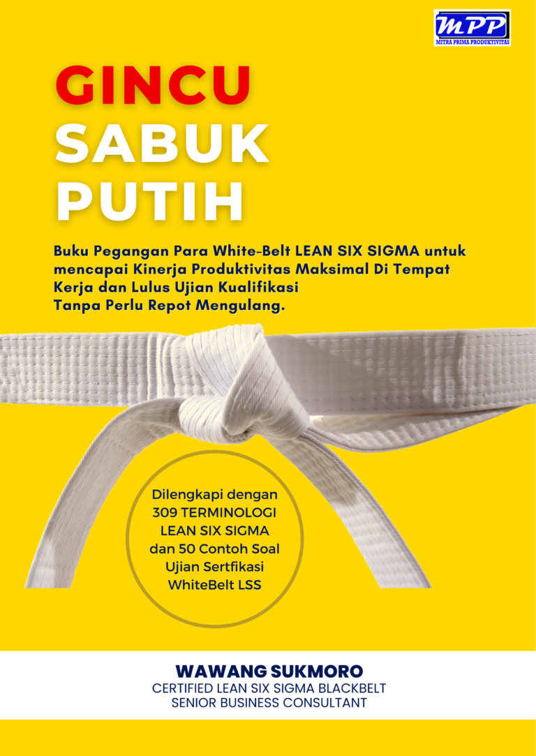 Gincu Sabuk PUTIH WhiteBelt LeanSixSigma
