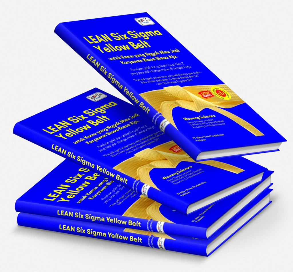 Buku ke 24 LEAN Six Sigma Yellow Belt edisi terbaru karya Wawang Sukmoro