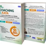 Cover belakang buku Coaching Kata tentang 10 menit coaching di genba untuk meningkatkan produktivitas tim dan kinerja kerja.